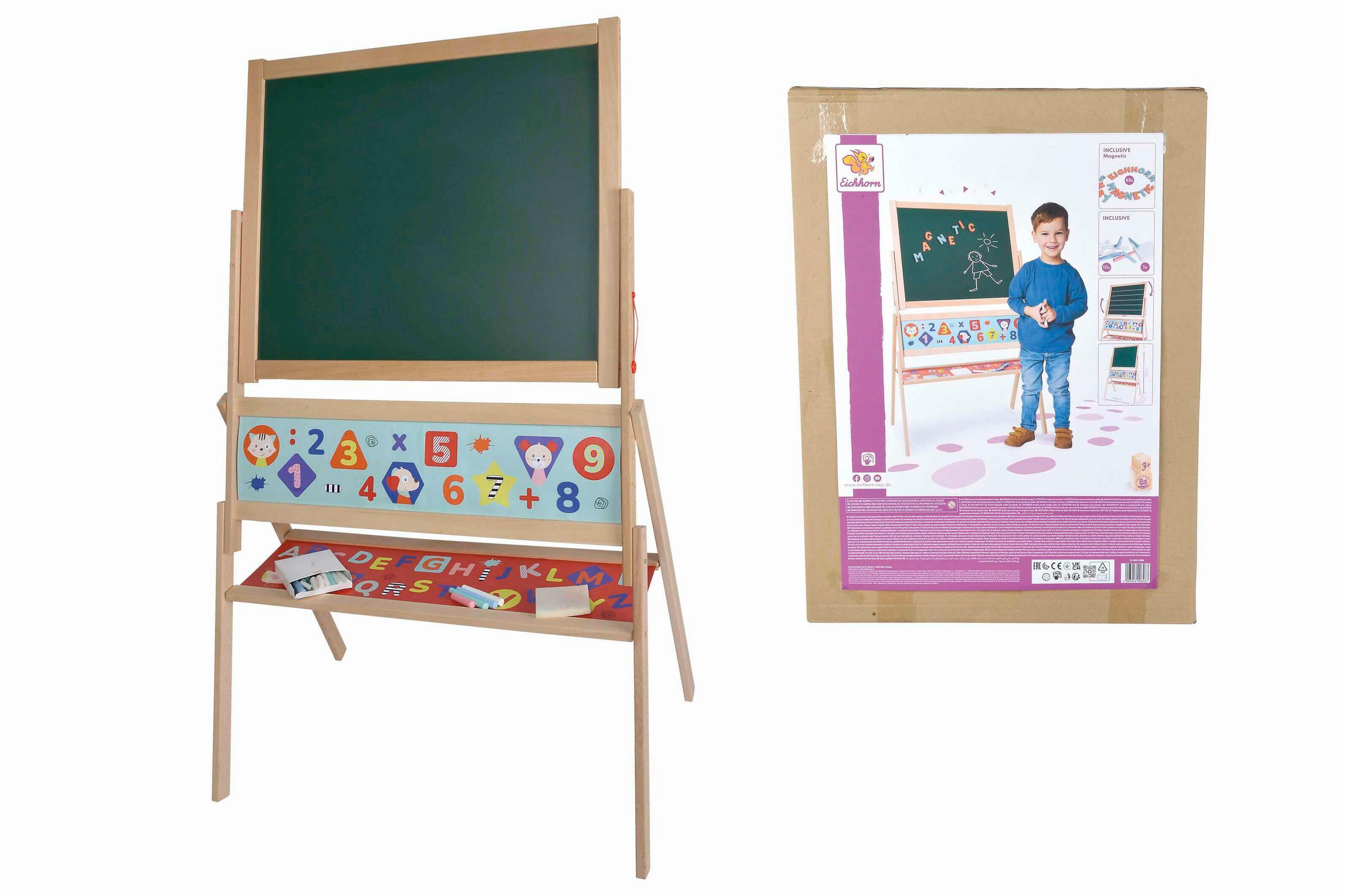 MALTAFEL  - Multicolor, Basics, Holz (52,50cm) - Simba