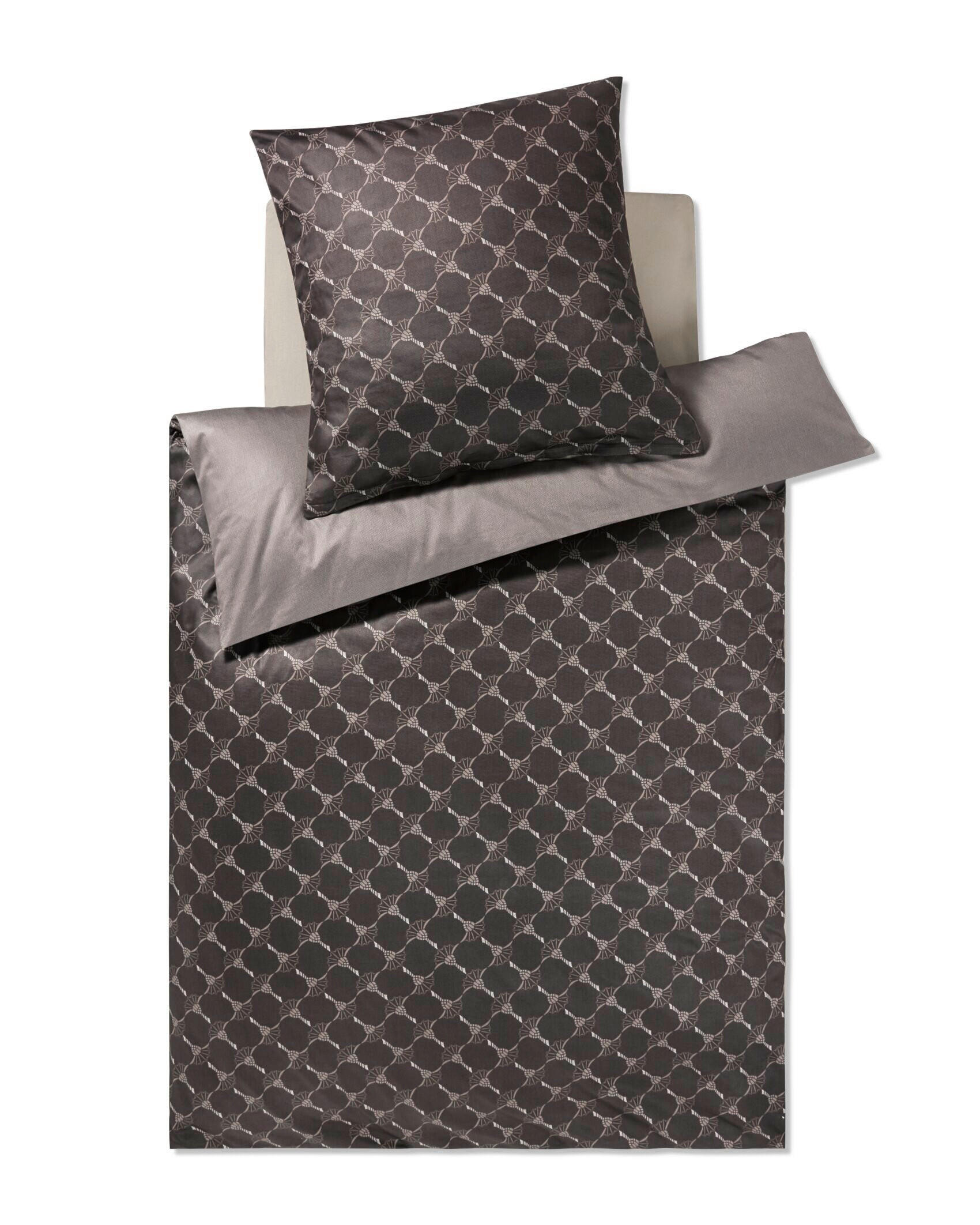BETTWÄSCHE 2-teilig JOOP! CORNFLOWER DOUBLE Jersey 135/200 cm  - Schwarz, Basics, Textil (135/200cm) - Joop!