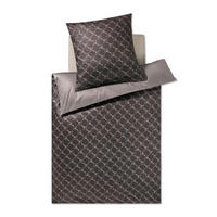 BETTWÄSCHE 2-teilig JOOP! CORNFLOWER DOUBLE Jersey 135/200 cm  - Schwarz, Basics, Textil (135/200cm) - Joop!