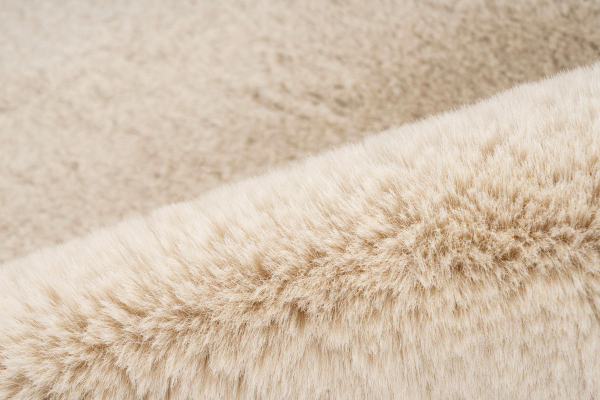 HOCHFLORTEPPICH 60/90 cm Creme länglich  - Creme, Basics, Textil (60/90cm) - Kayoom