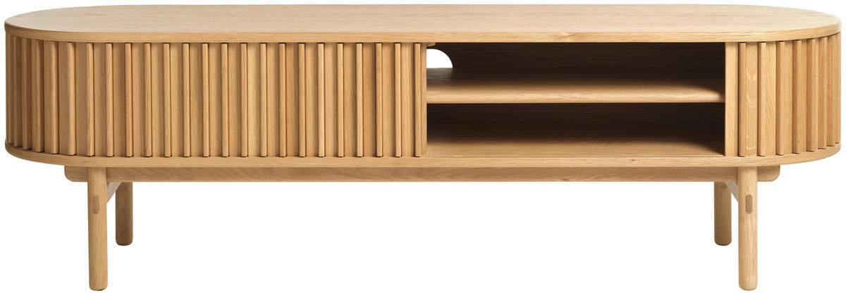 TV-BÄNK  i 160/48/45 cm  - ekfärgad, Design, trämaterial/trä (160/48/45cm) - Niels Andersson