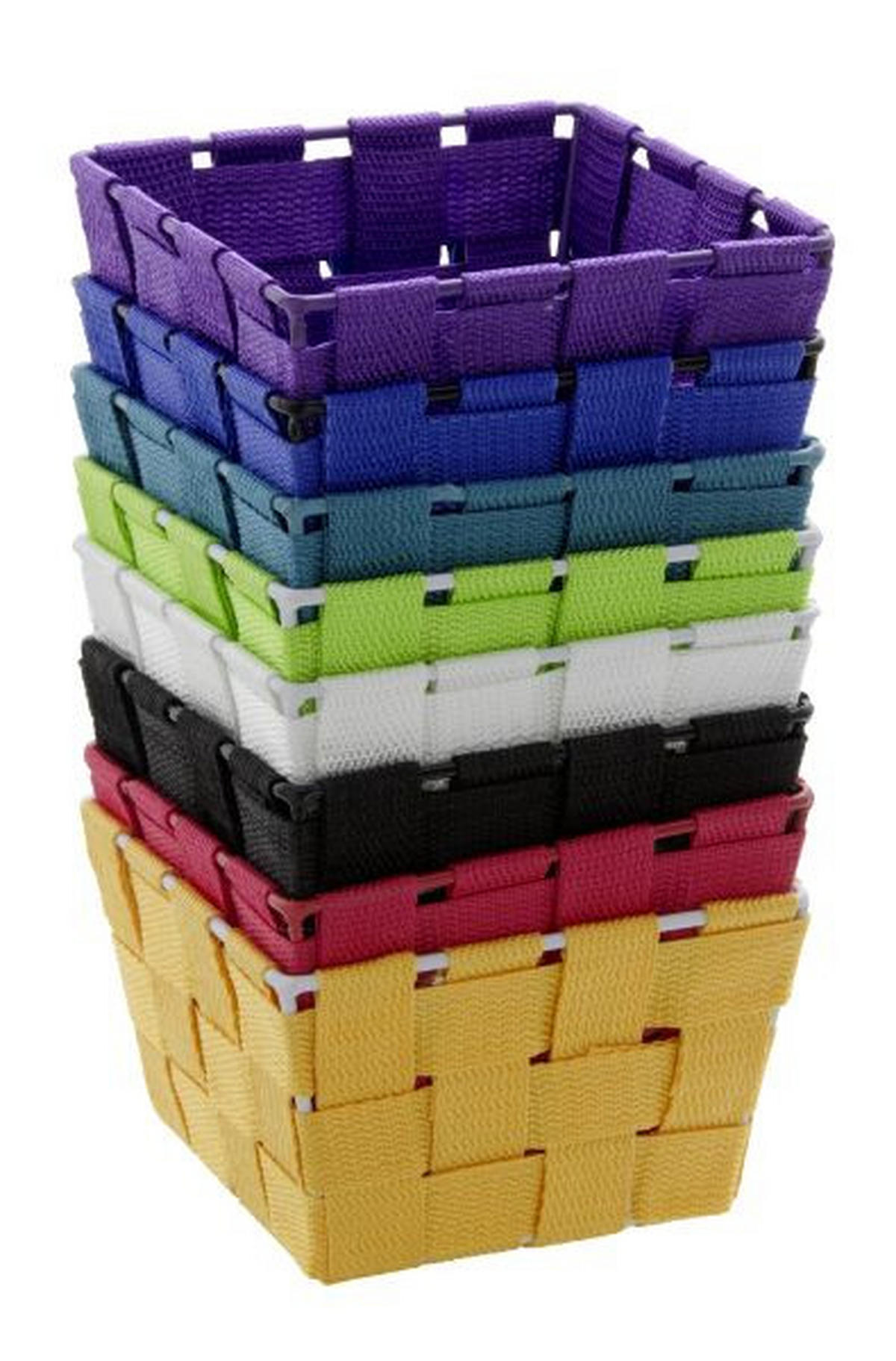KOSÁR - fehér, Basics, műanyag (14/14/9cm) - Wenko
