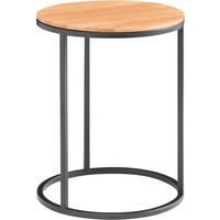 BEISTELLTISCH Holz 39/39/54 cm  - Schwarz, Design, Holz/Metall (39/39/54cm) - Johann Jakob