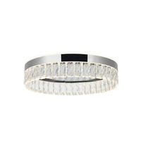 LED-DECKENLEUCHTE Bunda 40/11 cm   - Klar, Design, Glas/Kunststoff (40/11cm) - Glandor
