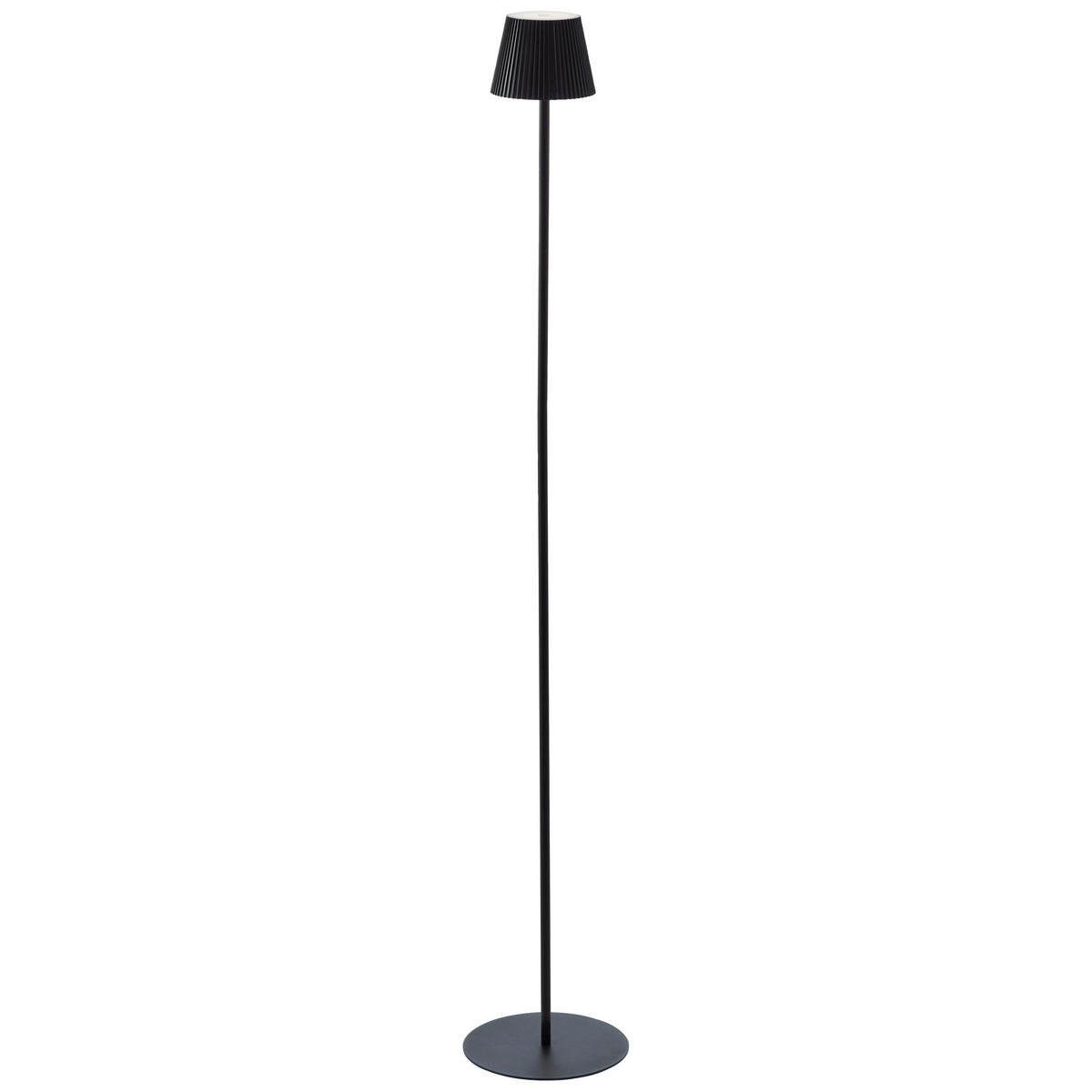 BREZŽIČNA STOJEČA SVETILKA        20/125 cm       - črna, Basics, kovina/umetna masa (20/125cm)