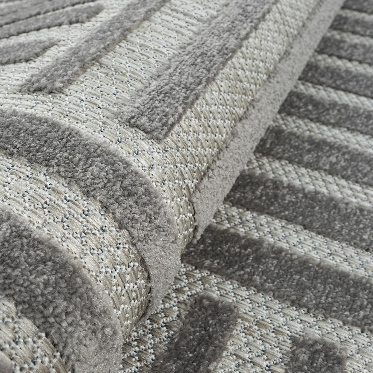 OUTDOORTEPPICH 80/150 cm Berlin Grau  - Grau, Basics, Kunststoff/Textil (80/150cm)
