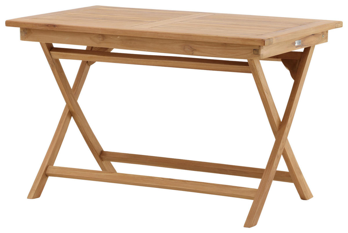 GARTENTISCH 120/70/75 cm Holz  - Teakfarben, KONVENTIONELL, Holz (120/70/75cm) - Gardenson