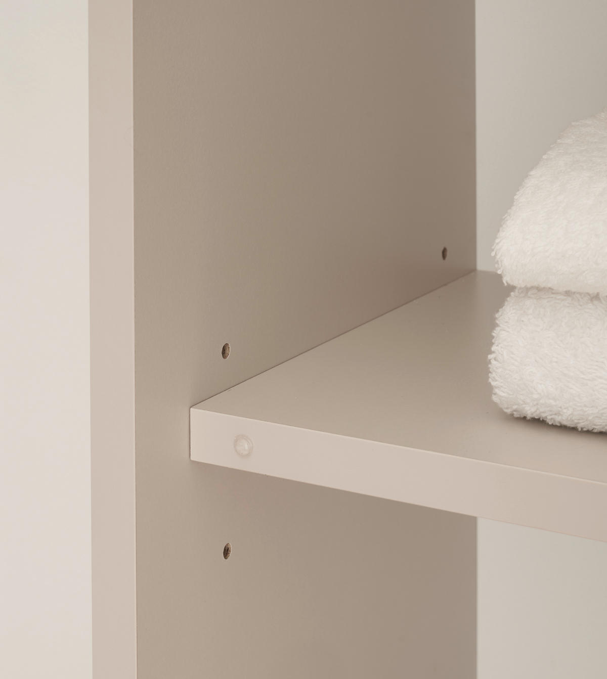 HOCHSCHRANK 40/176/26 cm  - Kaschmir/Eichefarben, Design, Holzwerkstoff/Kunststoff (40/176/26cm) - home24