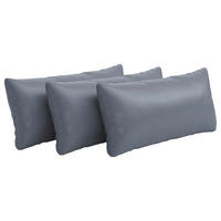 NIERENKISSEN  - Graublau, Konventionell, Leder (65/25cm) - Sit & More