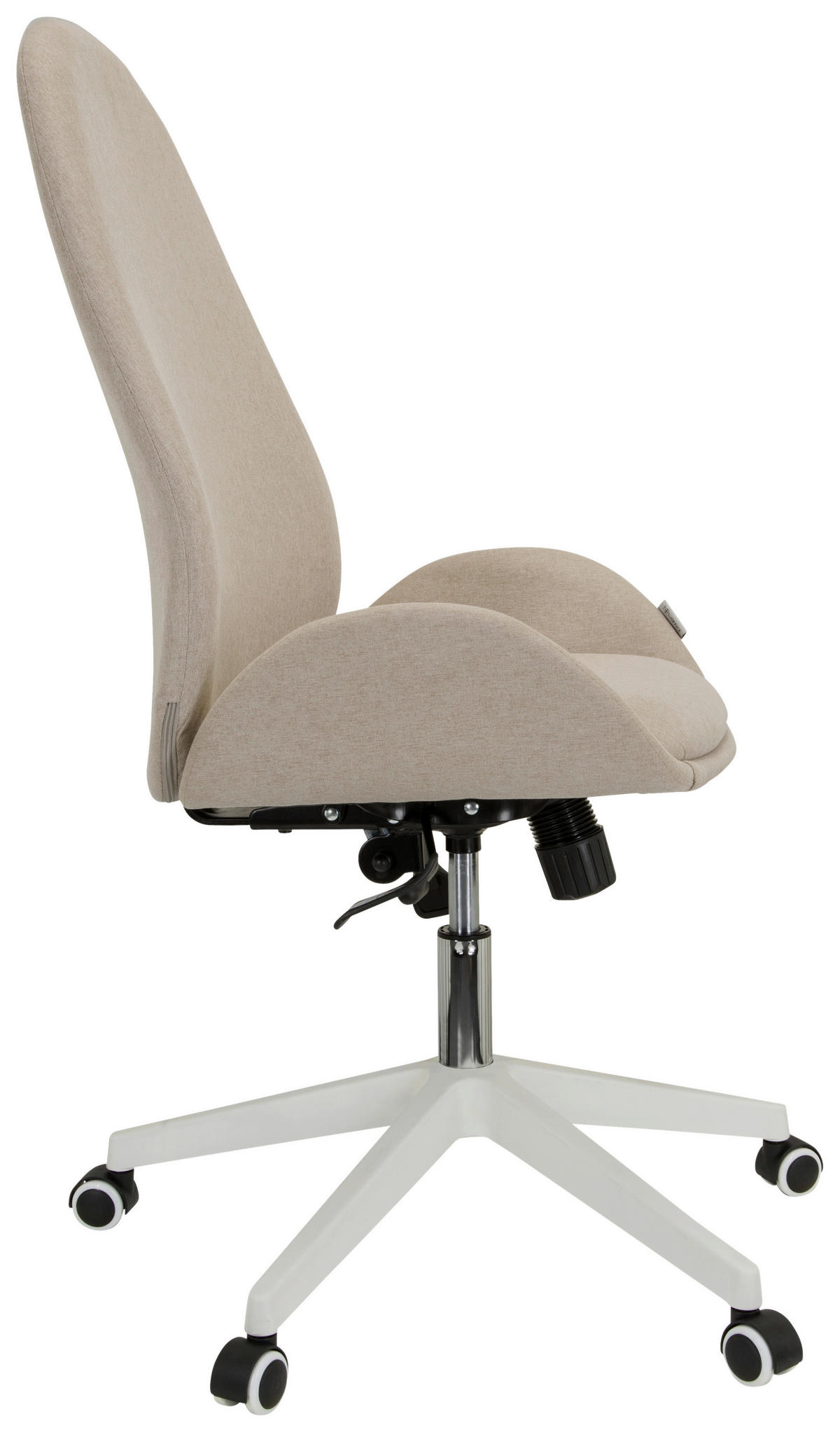 DREHSTUHL Flachgewebe Beige  - Beige/Weiß, Basics, Kunststoff/Textil (56/104/58cm) - MID.YOU