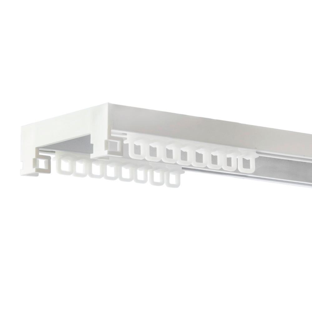 GARDINSKENA 250 cm  - vit, Basics, metall (250cm)
