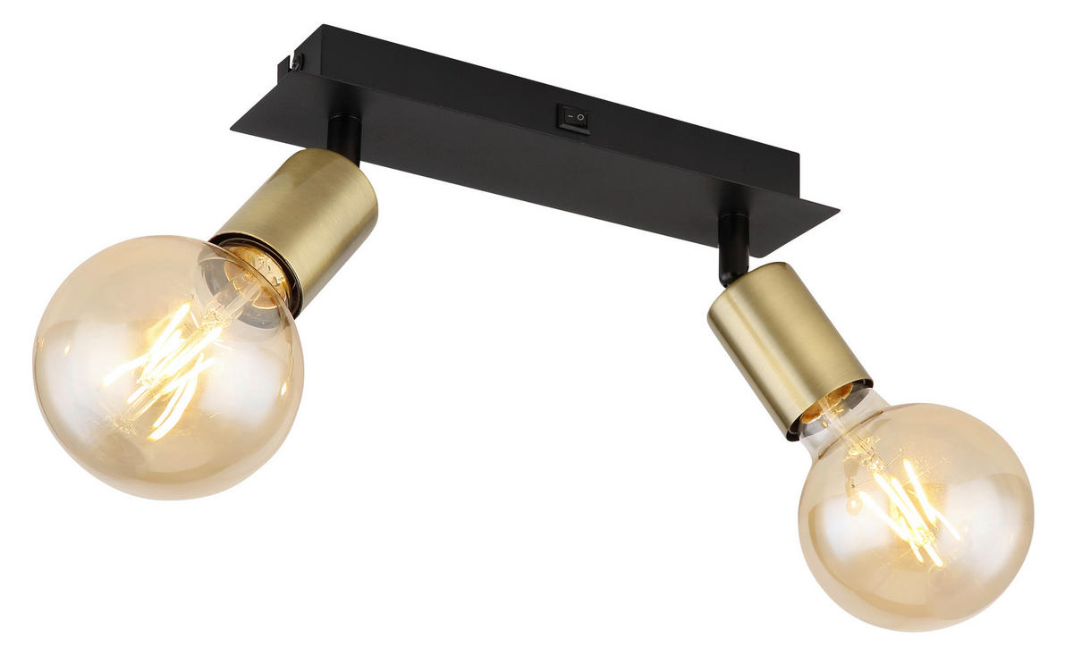 STRAHLER 25/6/10,5 cm   - Schwarz, Design, Metall (25/6/10,5cm) - Globo