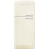 KÜHL-GEFRIER-KOMBINATION FAB50LCR5  - Creme, Basics, Metall (79,6/192,1/80,5cm) - SMEG