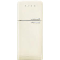 KÜHL-GEFRIER-KOMBINATION 79,6/192,1/80,5 cm FAB50LCR5  - Creme, Basics, Metall (79,6/192,1/80,5cm) - SMEG