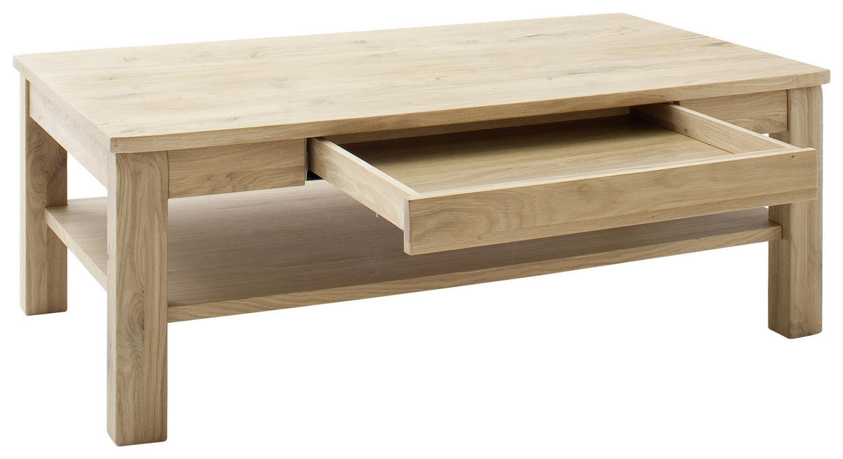 COUCHTISCH in Holz, Holzwerkstoff  - Eichefarben, Design, Holz/Holzwerkstoff (117/42/65cm) - Livetastic