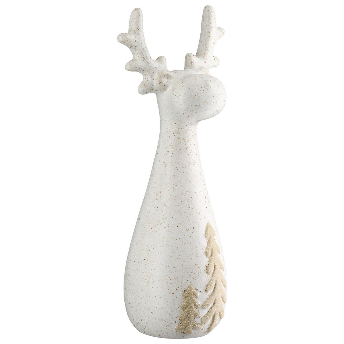 WEIHNACHTSFIGUR - Beige, LIFESTYLE, Keramik (10/23,7/7,5cm)
