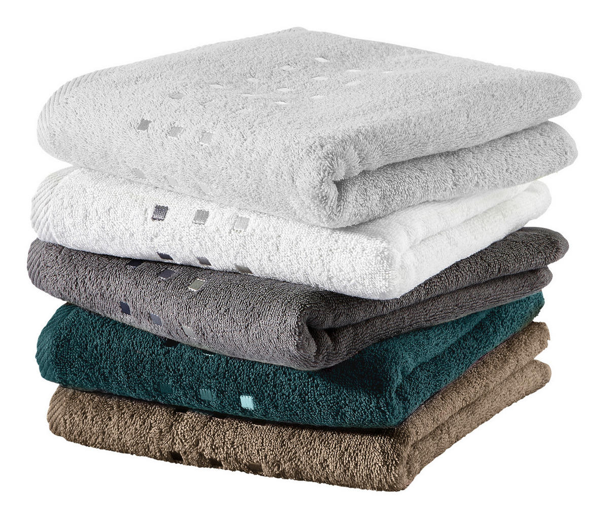 HANDTUCH Quattro Anthrazit  - Anthrazit, Basics, Textil (50/100cm) - Esposa