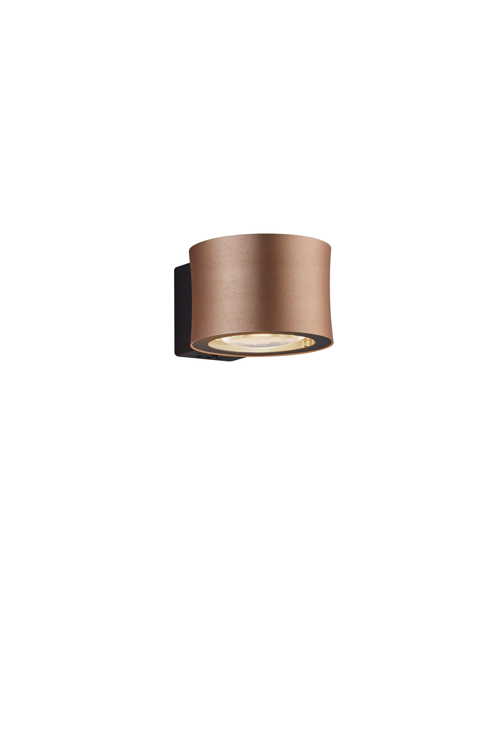 LED-WANDLEUCHTE   - Goldfarben/Rosa, Design, Metall (8/12/16cm) - Bankamp