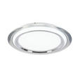 LED-DECKENLEUCHTE 45/6 cm   - Chromfarben/Transparent, Design, Kunststoff/Metall (45/6cm) - Novel