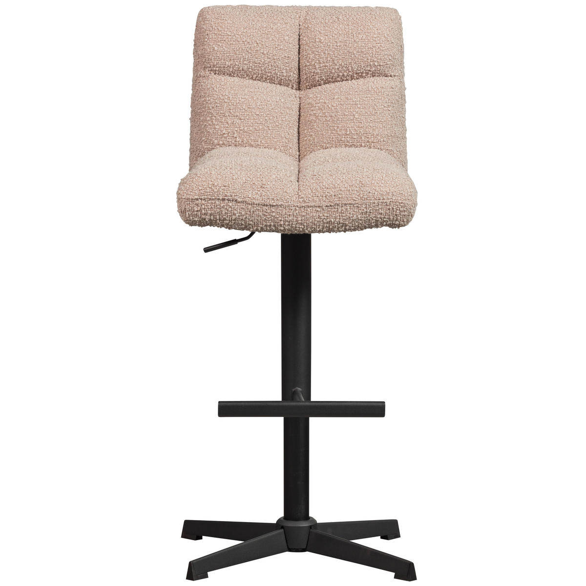 BARHOCKER-SET in Sandfarben  - Sandfarben/Schwarz, Design, Textil/Metall (44/114/58cm) - Livetastic