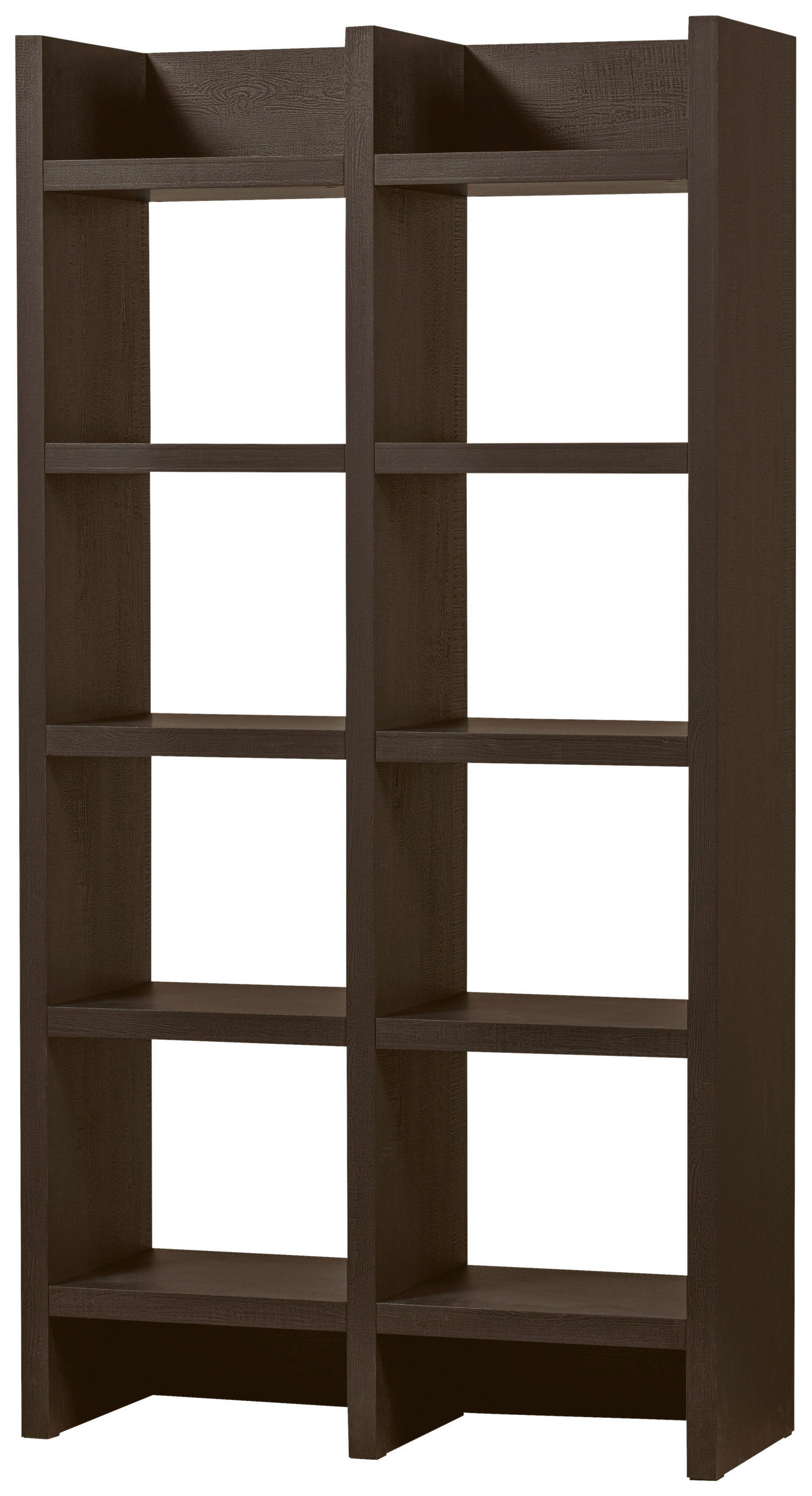 REGAL Dunkelbraun  - Dunkelbraun, Design, Holzwerkstoff (100/195/40cm) - Livetastic