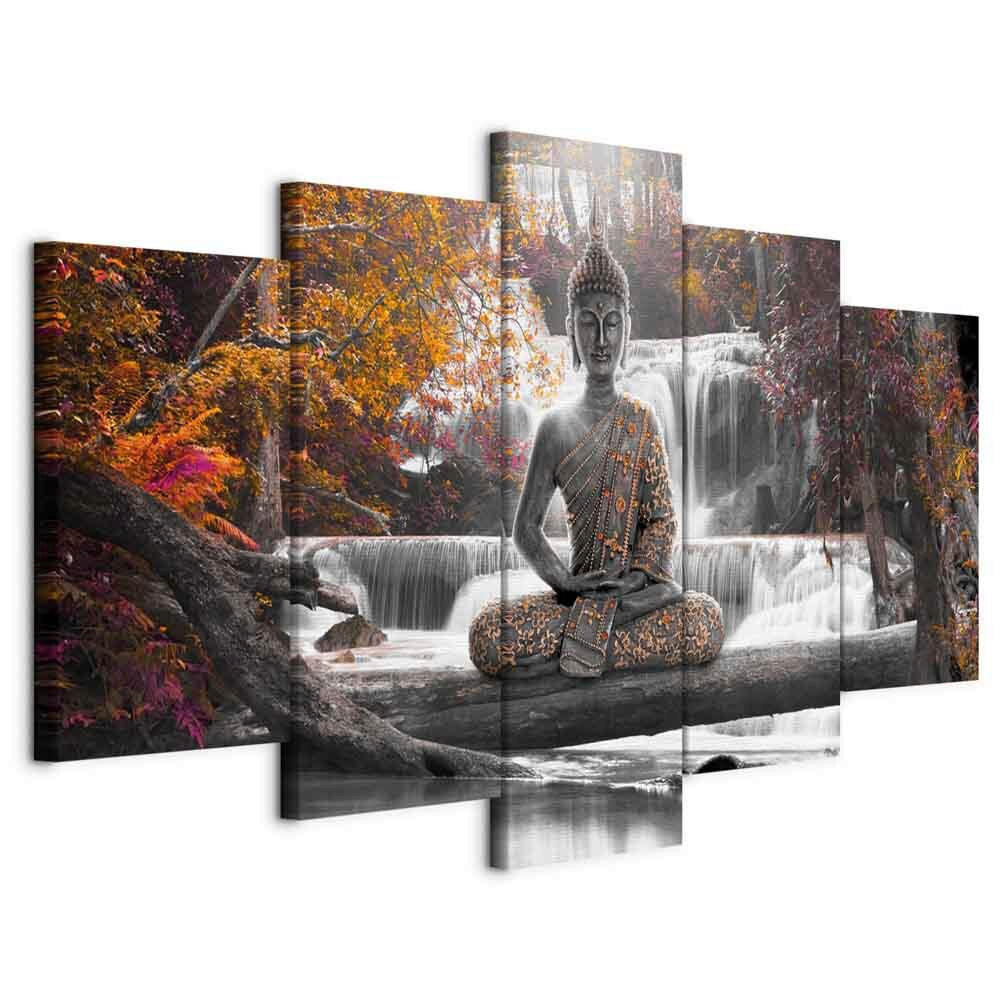 artgeist OBRAZ NA PLÁTNĚ, krajina a příroda, buddha, 100/50/1,2 cm
