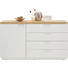KOMMODE 157,5/88,5/43 cm - Eichefarben/Alufarben, Design, Holzwerkstoff (157,5/88,5/43cm) - Xora KOMMODE 157,5/88,5/43 cm - Eichefarben/Alufarben, Design, Holzwerkstoff (157,5/88,5/43cm) - Xora