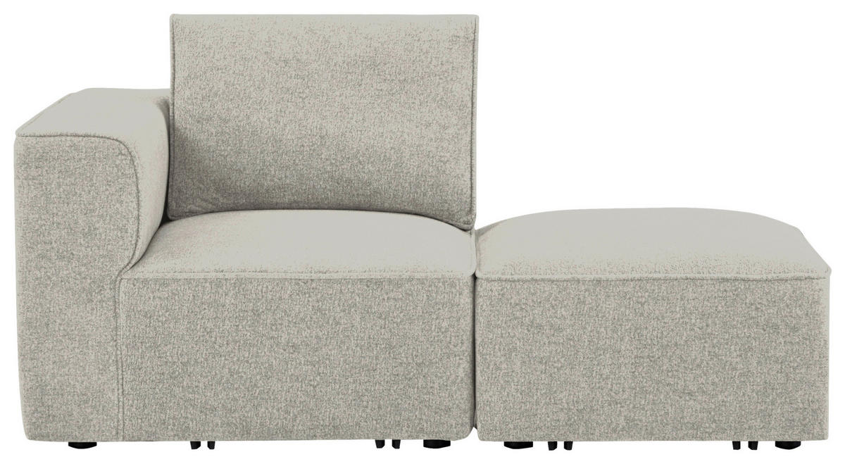 SOFA drvo, plastika, tekstil  bež    - bež/crna, Design, drvo/tekstil (230,5/65/90cm) - Livetastic