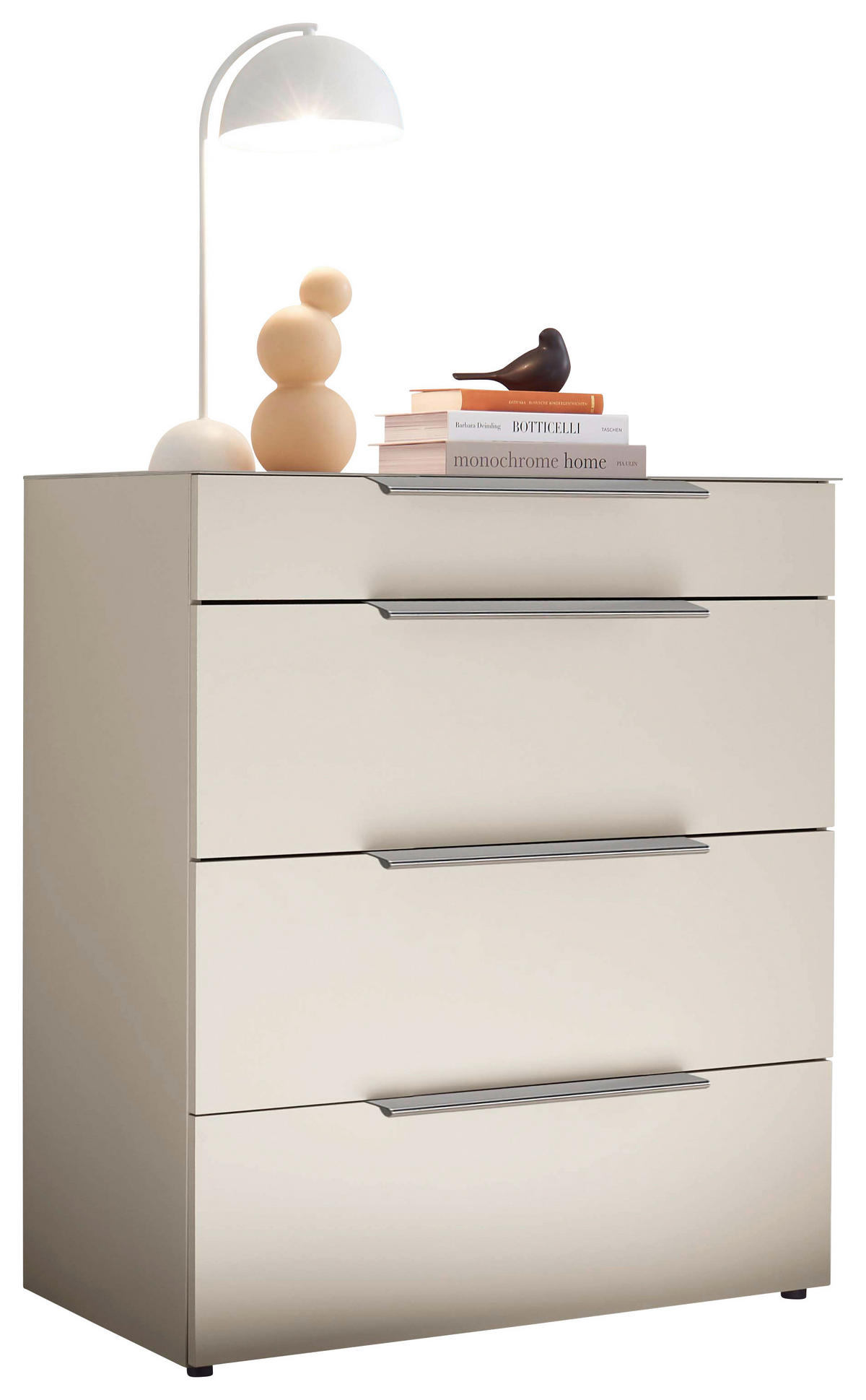 KOMMODE  in 80/78,4/43 cm  - Chromfarben/Champagner, Basics, Glas/Holzwerkstoff (80/78,4/43cm) - Dieter Knoll