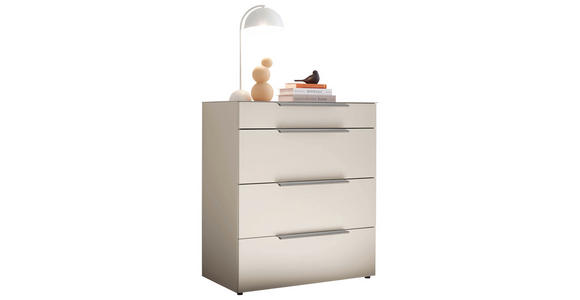 KOMMODE  in 80/78,4/43 cm  - Chromfarben/Champagner, Basics, Glas/Holzwerkstoff (80/78,4/43cm) - Dieter Knoll