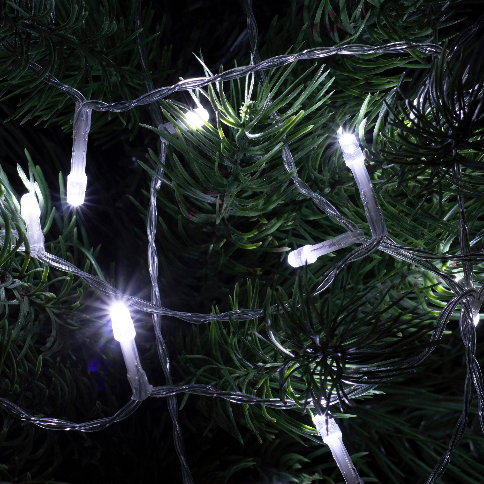 GHIRLANDĂ LUMINOASĂ - alb, Basics, plastic/metal (290cm)