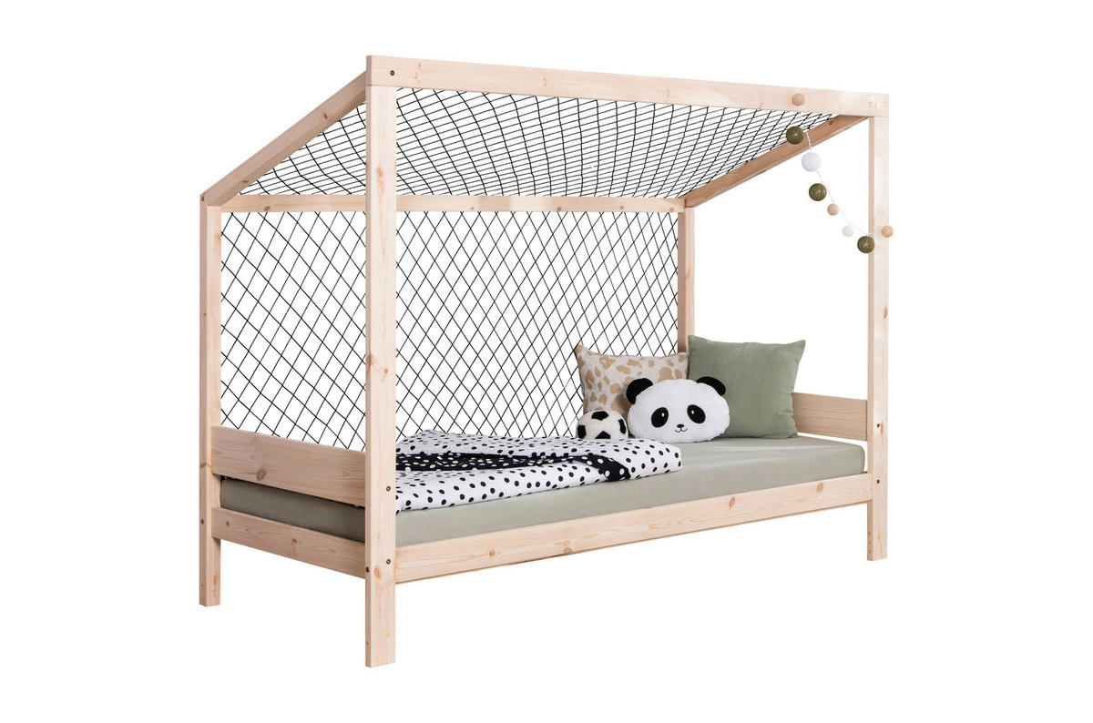 BODENBETT 90/200 cm Naturfarben  - Naturfarben, Modern, Holz (90/200cm) - MID.YOU