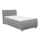 BOXBETT 120/200 cm  in Grau  - Eichefarben/Grau, Design, Holz/Textil (120/200cm) - Xora
