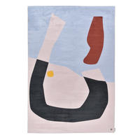 WEBTEPPICH 160/230 cm Shapes - ONE Multicolor, Hellblau  - Multicolor/Hellblau, Design, Textil (160/230cm) - Tom Tailor