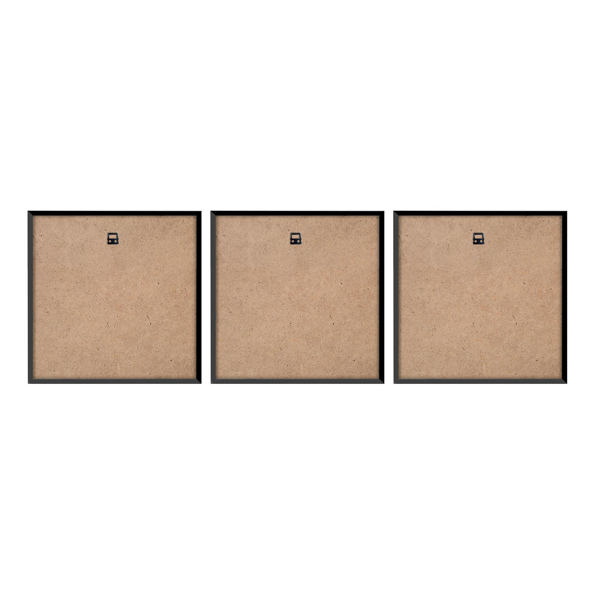 BILDERSET - Beigebraun/Schwarz, Basics, Holz/Papier (30/30/2.5cm)