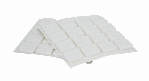 MÖBELTASSAR  per  m² - vit, Basics, textil (2/2cm)