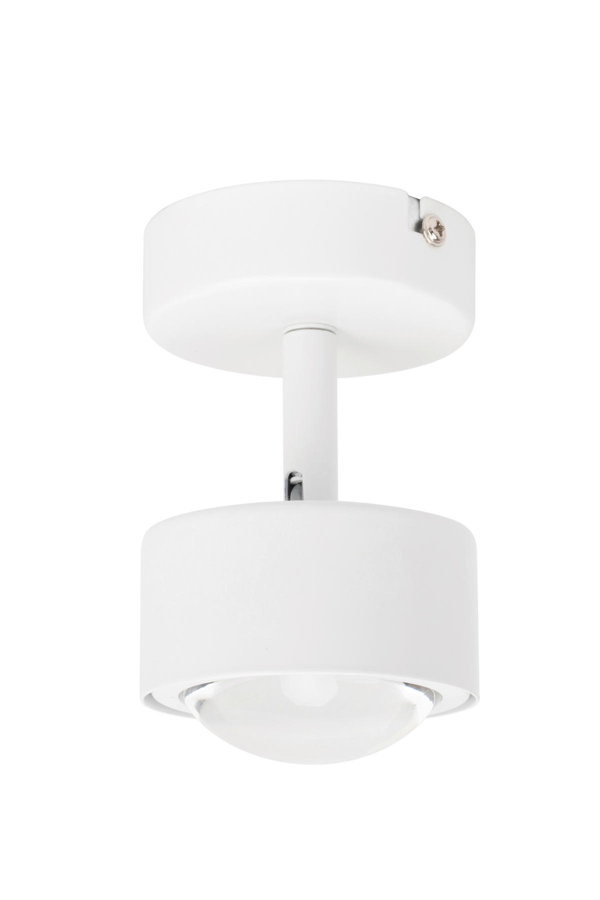 LED-STRAHLER Puk 8/10,8 cm   - Weiß, Design, Metall (8/10,8cm) - Novel