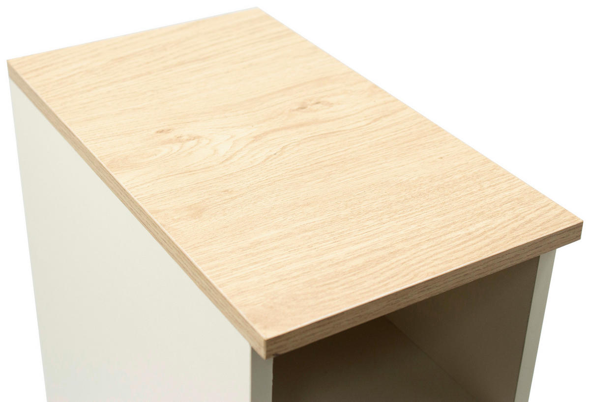 NACHTSCHRANK 19,6/60/34 cm, Kaschmir, Eiche Artisan,  - Kaschmir/Eiche Artisan, Basics, Holzwerkstoff (19,6/60/34cm) - Boxxx