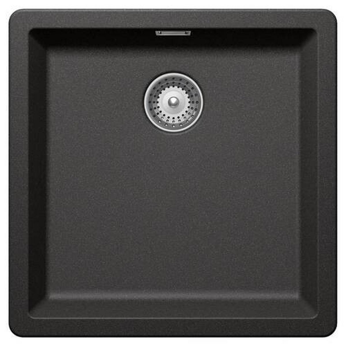 SPÜLE GREN100USTO  - Grau, Basics, Stein (45,6/45,6cm) - Schock