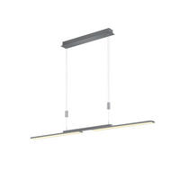 LED-HÄNGELEUCHTE 158/6/150 cm  - Anthrazit, Design, Metall (158/6/150cm) - Hell