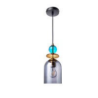 HÄNGELEUCHTE Tropea 110/13/13 cm  - Hellgrau, Design, Glas (110/13/13cm)