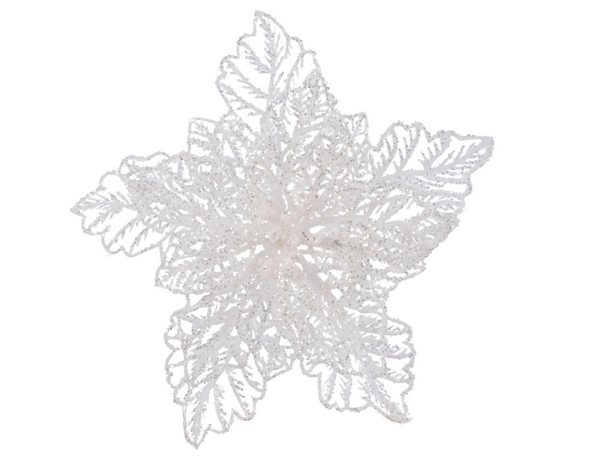DEKOBLUME - Weiß, LIFESTYLE, Kunststoff (23,50/23,50/10,00cm)