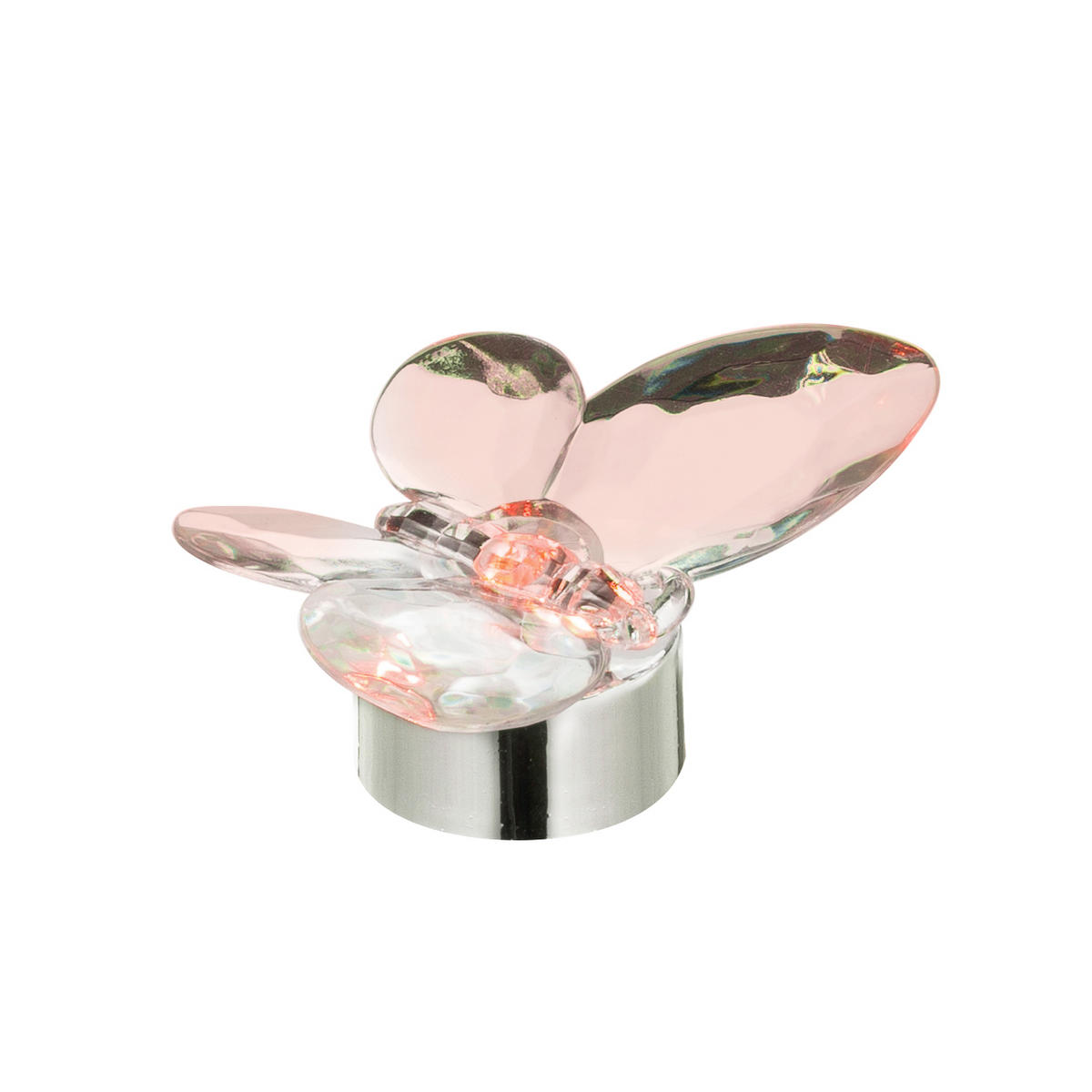 LED-BORDSLAMPA 9/4,2 cm   - lila/klar, Basics, plast (9/4,2cm)