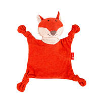 SCHMUSETUCH - Dunkelorange/Weiß, Basics, Textil (13/19/9cm) - Sigikid
