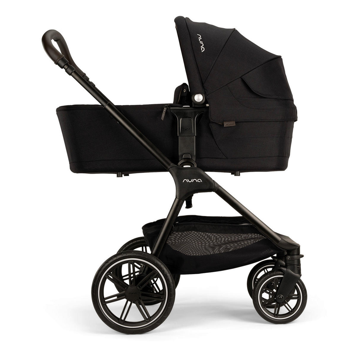 KINDERWAGENSET  TRIV lx Caviar  Caviar  - Schwarz, Basics, Kunststoff/Metall (96/58/109cm) - Nuna