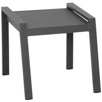 GARTENHOCKER  - Anthrazit, MODERN, Kunststoff/Metall (58/46,5/50cm) - Siena Garden