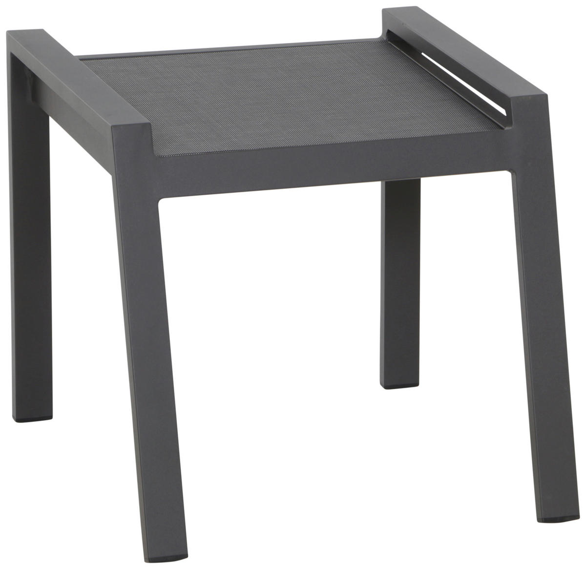 GARTENHOCKER  - Anthrazit, MODERN, Kunststoff/Metall (58/46,5/50cm) - Siena Garden