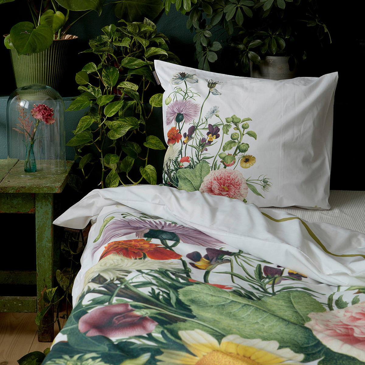 BETTWÄSCHE Flower Garden JL Perkal 135/200 cm  - Multicolor, Basics, Textil (135/200cm)