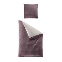 WENDEBETTWÄSCHE Makosatin 140/200 cm  - Mauve, KONVENTIONELL, Textil (140/200cm) - Irisette