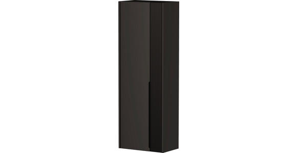GARDEROBENSCHRANK 58/165/34 cm - Anthrazit/Schwarz, Design, Glas/Holzwerkstoff (58/165/34cm) - Dieter Knoll